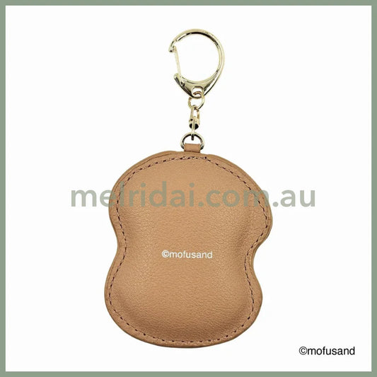 MOFUSAND | Fluffy and Fuzzy Patch Keychain 78×65×10mm (Dorayaki Cat Nyan)