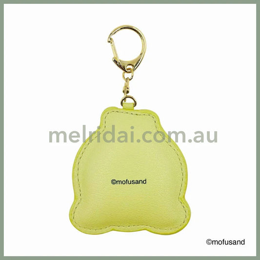 MOFUSAND | Fluffy and Fuzzy Patch Keychain 78×65×10mm (Melon Cat Nyan)