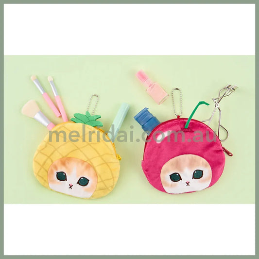 Mofusand | Fruit Pouch & Keychain Secret Approx.10*15*10Mm 猫福 水果系列 收纳小包/零钱包挂件 盲盒 随机一款