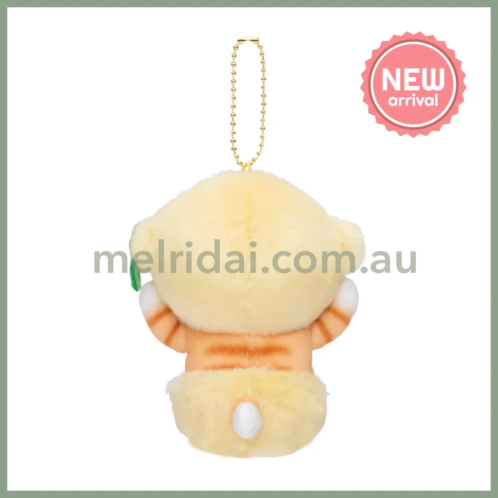 MOFUSAND | Lemon Mascot Holder Keychain Bag Charm H170 x W100 x D90mm (Vegetable & Fruits2)