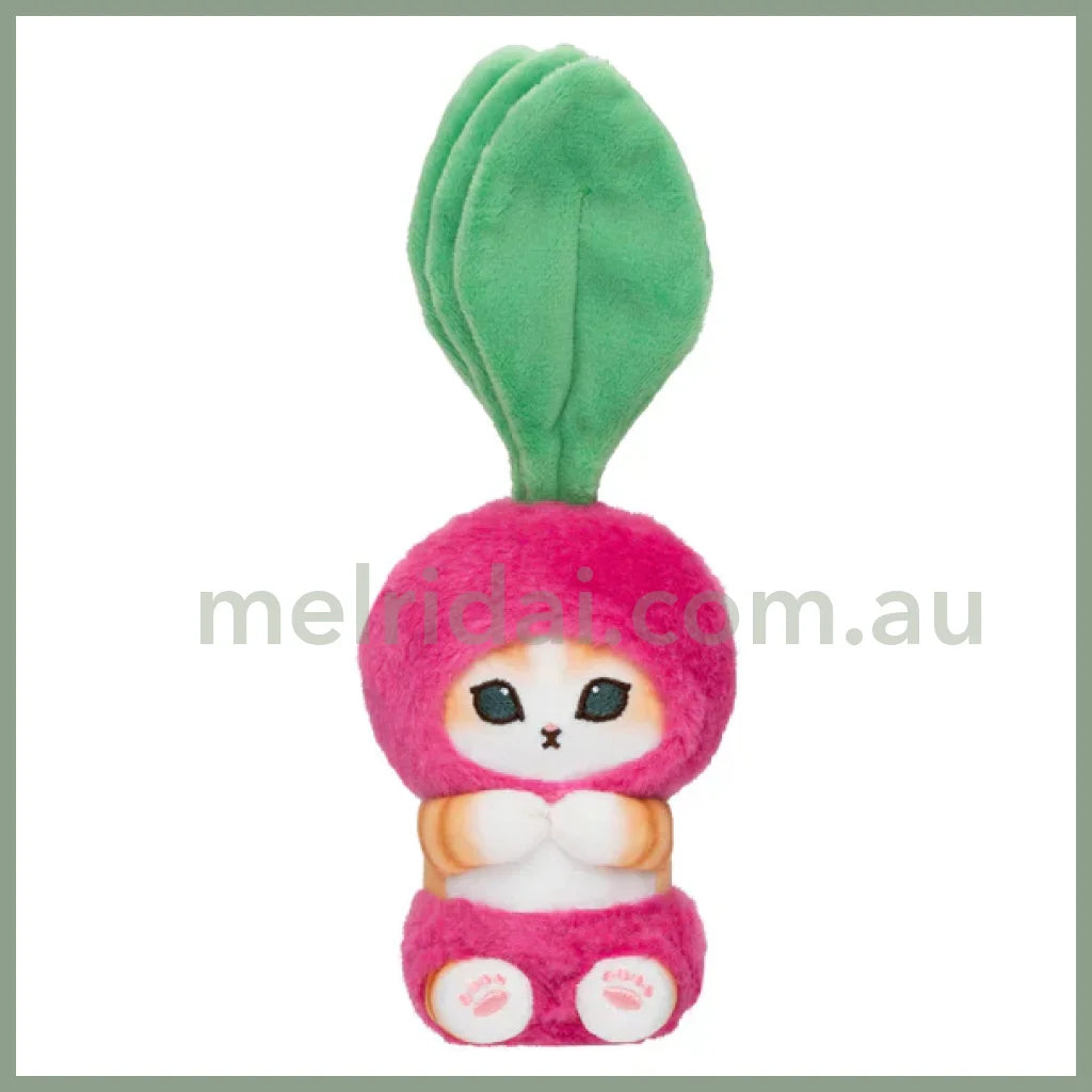 Mofusand | Mascot Holder Keychain Approx.130Cm (Vegetable & Fruits1) 猫福 毛绒挂件/包挂/钥匙链（水果蔬菜系列1） Radish