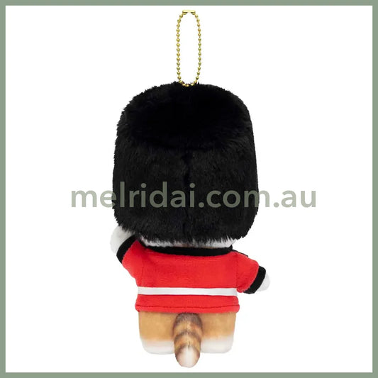 MOFUSAND | Mascot Holder Plush Keychain 155×120×90mm (Mofumofu Journey Cat -Royal Guard)