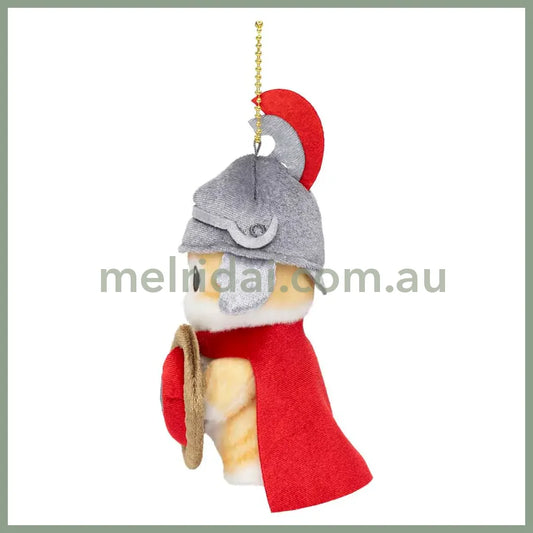 MOFUSAND | Mascot Holder Plush Keychain 155×120×90mm (Mofumofu Journey Cat -Soldier)