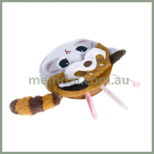 Mofusand | Mascot Pouch Pencil Case H210×W180×D55Mm (Red Panda Nyan)