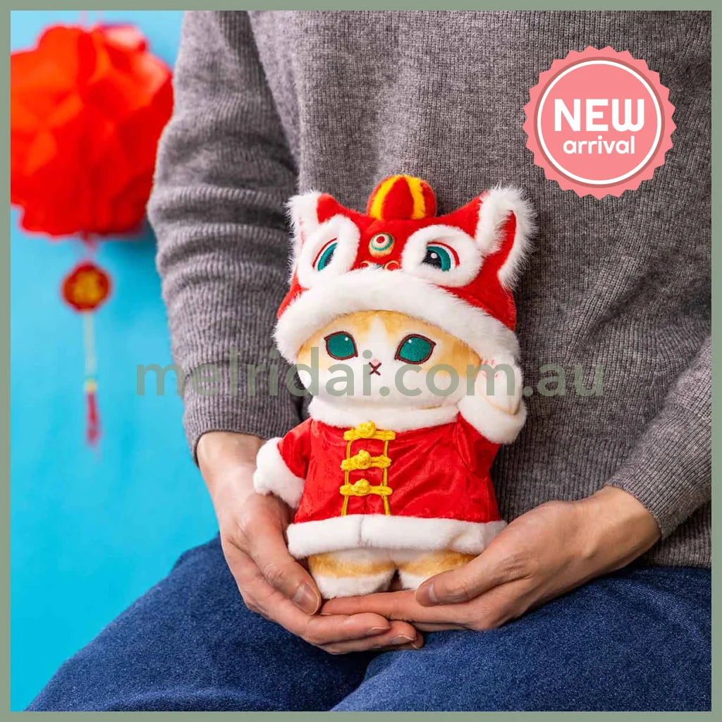 MOFUSAND | Plush Toy 225×155×125mm (Mofumofu Journey Cat -Traditional Chinese Style New Year)