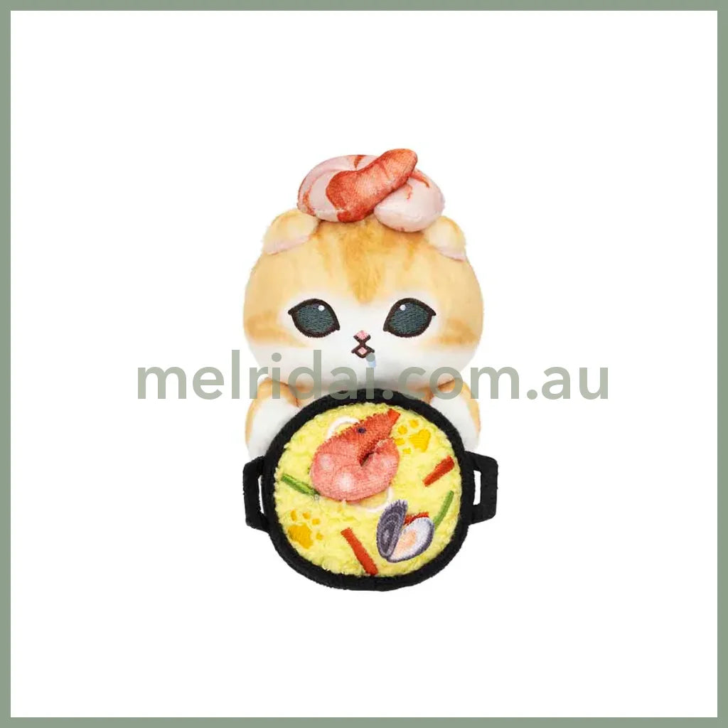 MOFUSAND | Plush Toy Desktop Hanging 130×80×90mm (Mofumofu Journey Cat -Paella)