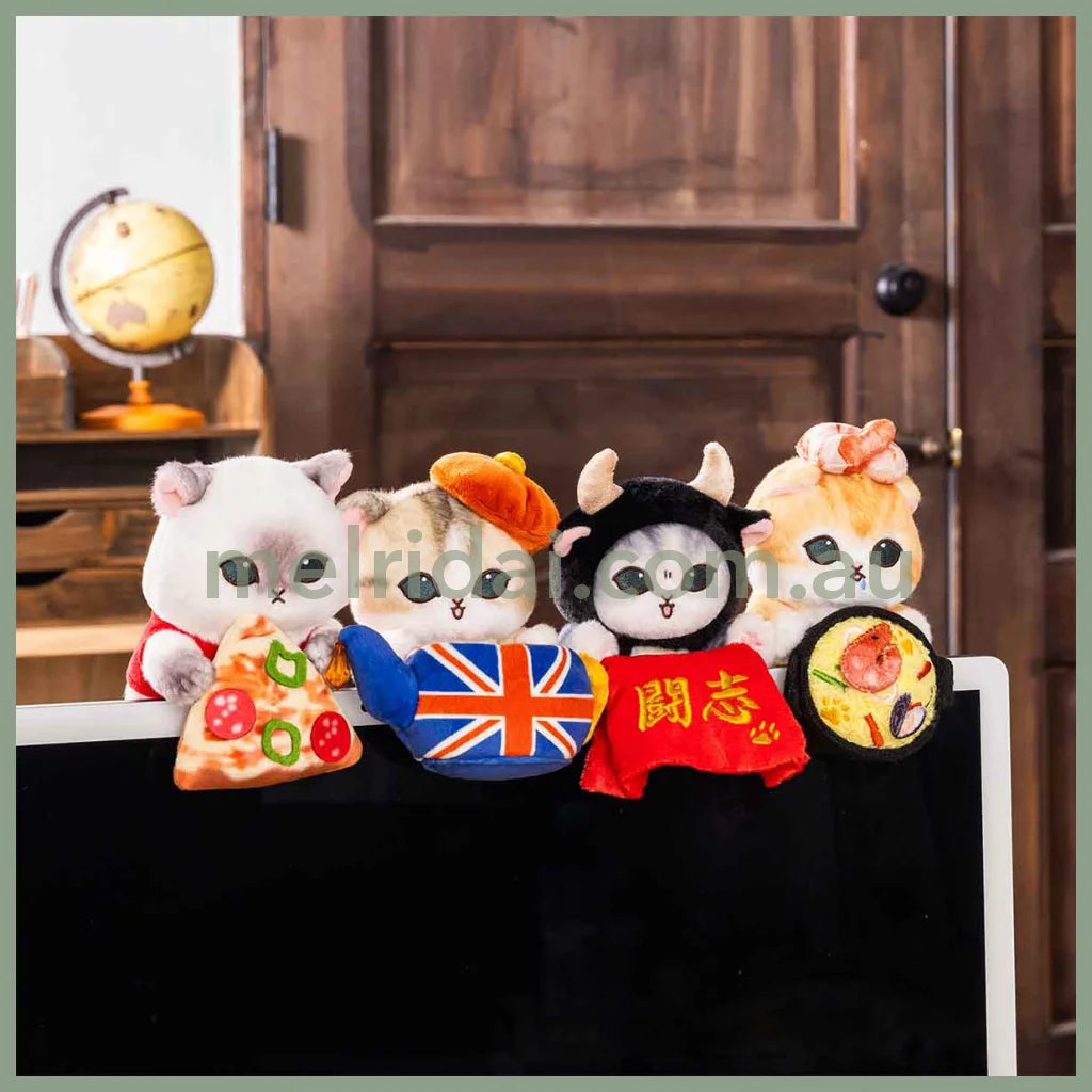 MOFUSAND | Plush Toy Desktop Hanging 130×80×90mm (Mofumofu Journey Cat -Paella)