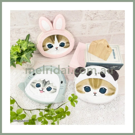 MOFUSAND | Rabbit Tissue Pouch with Zipper Nyan W140 x H160 x D10 mm