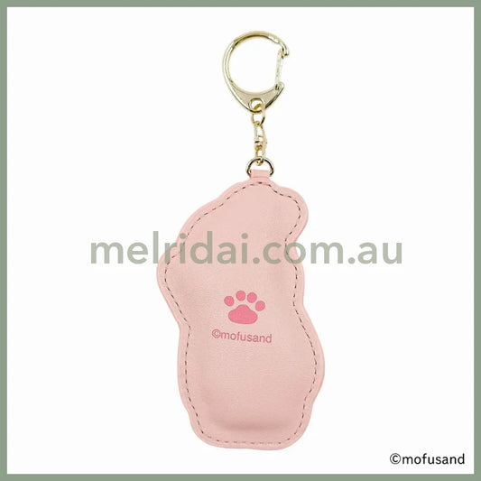 Mofusand | Sagara Embroidery Keychain H65 × W90 D17Mm (Rabbit Meow)