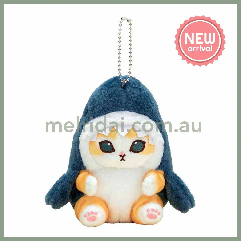 MOFUSAND | Shark Cat Mascot Holder Keychain Bag Charm 130mm x 110mm x 130mm