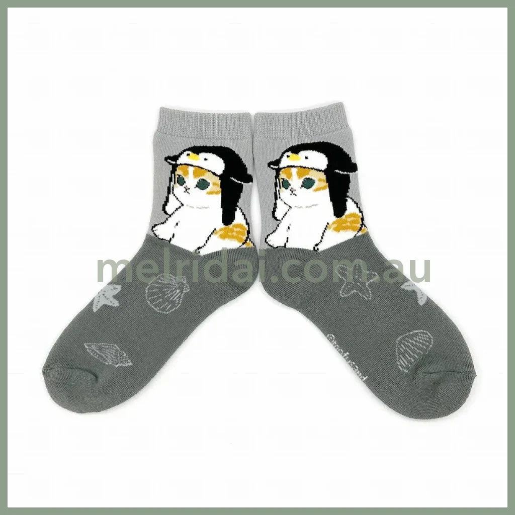 Mofusand | Socks 23~25Cm (Penguin Nyan)