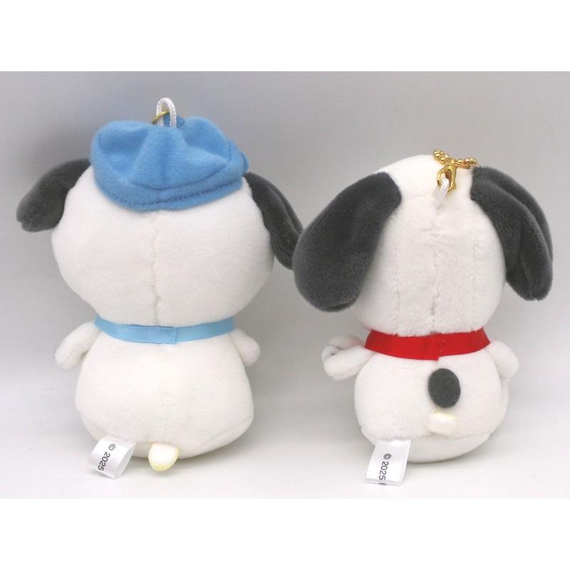 PEANUTS | Snoopy & Olaf Plush Keychain Mascot Holder Set H180×W130×D70mm & H180×W130×D70mm