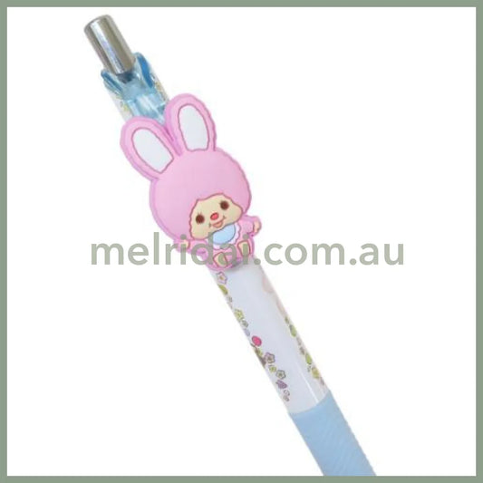 MONCHHICHI | Ballpoint Pen Gel Pen with Mascot W150×φ12mm (Blue)