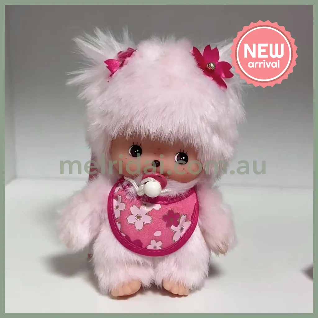 Monchhichi | Bebichhichi Cherry Blossom Sakura Plush Toy Plush Doll 16cm
