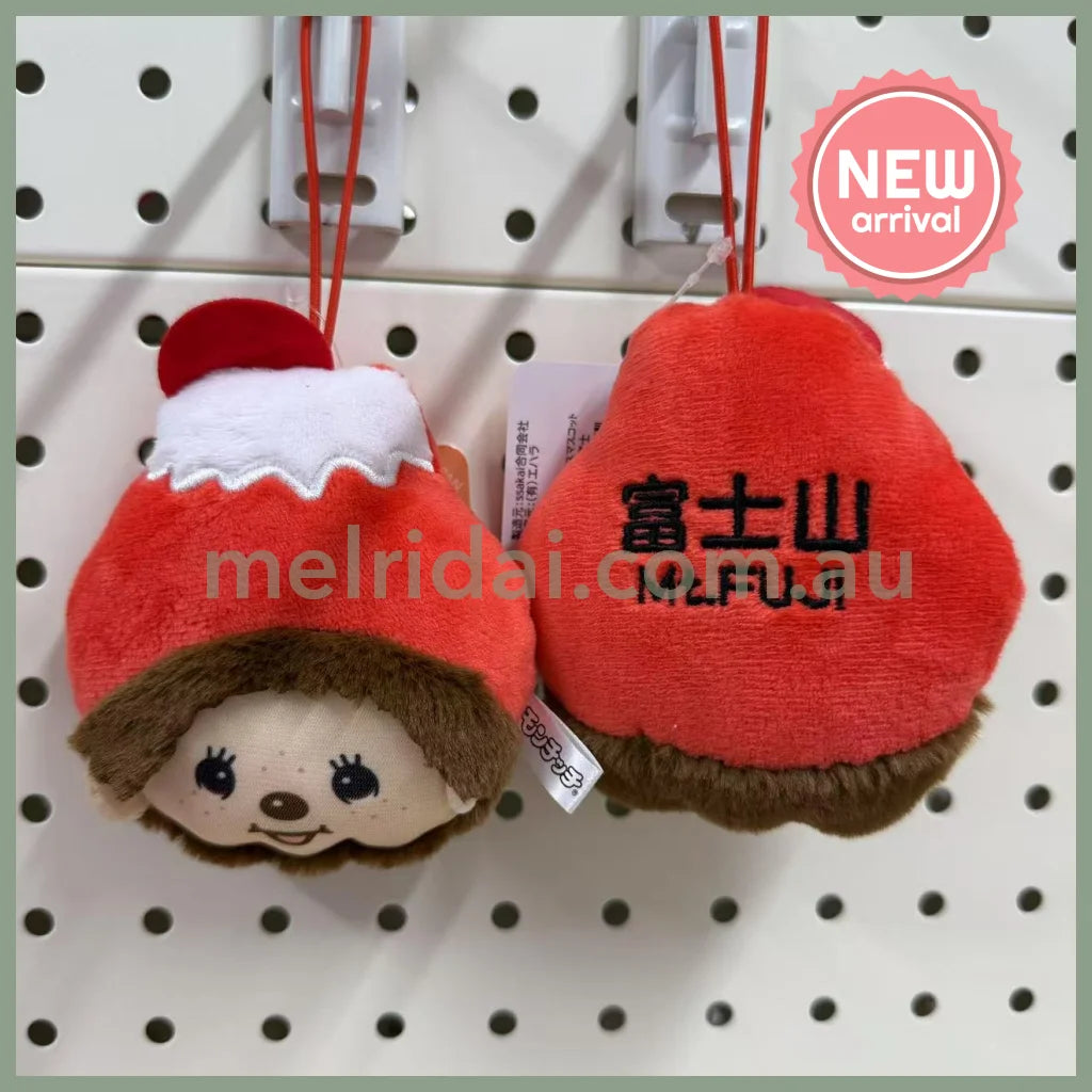 Monchhichi | Local Limited Mascot Holder Plush Keychain Bag Charm (Red Mt. Fuji)