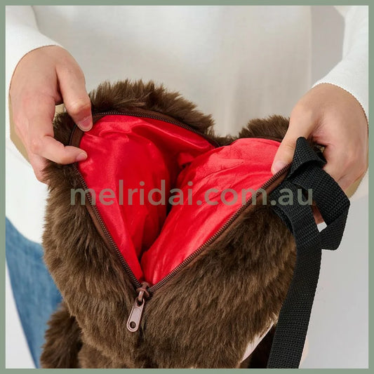 Monchhichi | Monchhichi Plush Backpack 32×W22×34cm (Monchhichi-kun Boy)