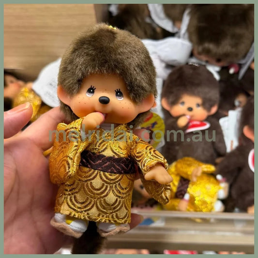 Monchhichi | Plush Keychain Bag Charm 135mm Approx. (Gold Kimono)