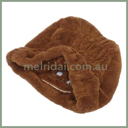 Monchhichi × Sanrio | Quick Dry Hair Cap Towel 185×210×25mm (Hello Kitty)