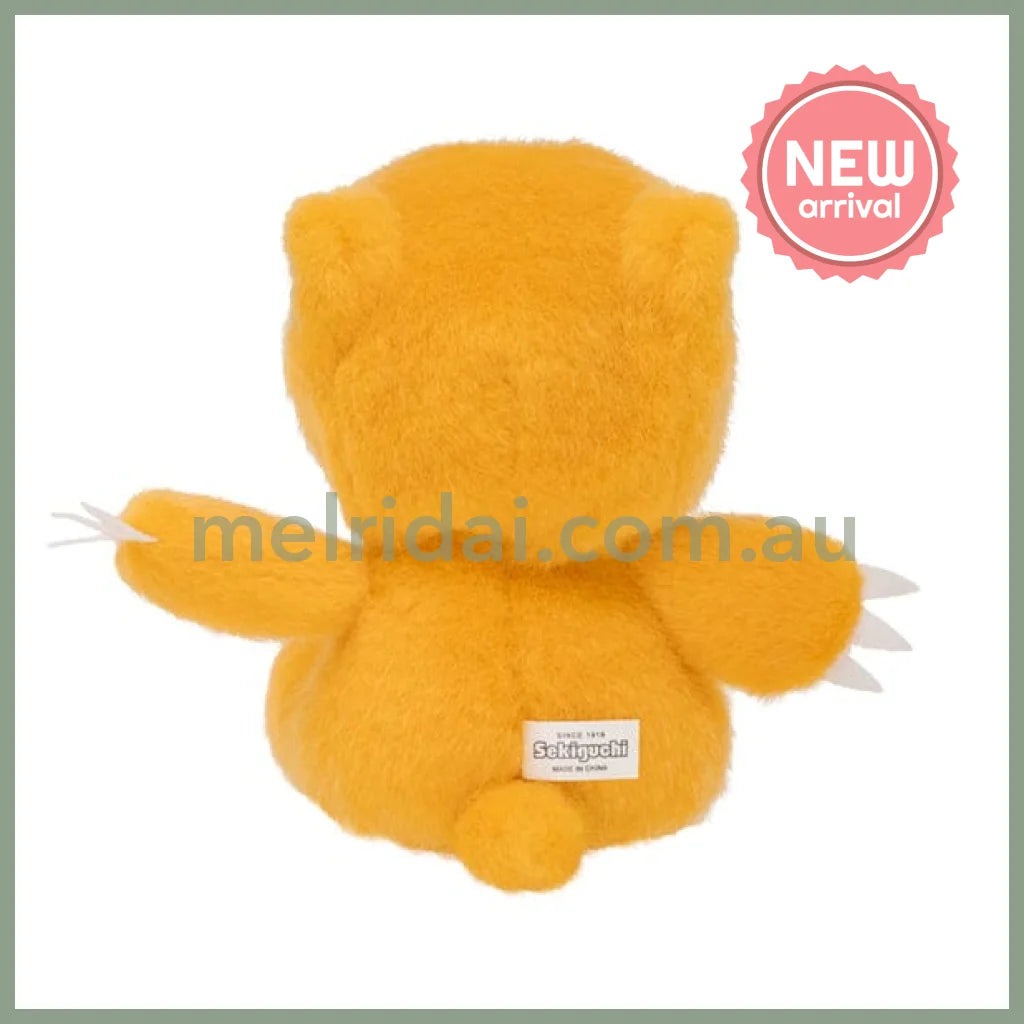 Monchhichi x Digimon | Bebichhichi Agumon Plush Doll Plush Toy 16cm Approx. (Adventure Special Collab)
