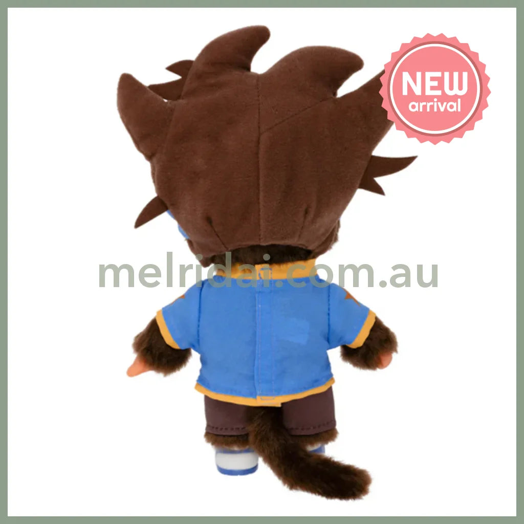 Monchhichi x Digimon | Bebichhichi Taichi Plush Doll Plush Toy 24cm Approx. (Adventure Special Collab)