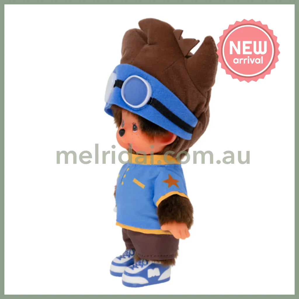 Monchhichi x Digimon | Bebichhichi Taichi Plush Doll Plush Toy 24cm Approx. (Adventure Special Collab)