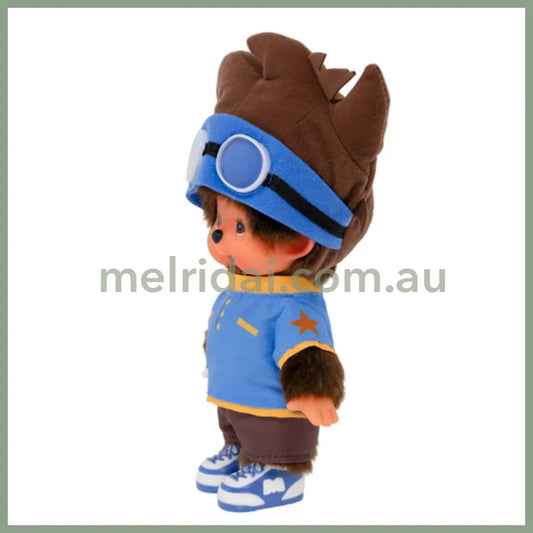 Monchhichi x Digimon | Bebichhichi Taichi Plush Doll Plush Toy 24cm Approx. (Adventure Special Collab)