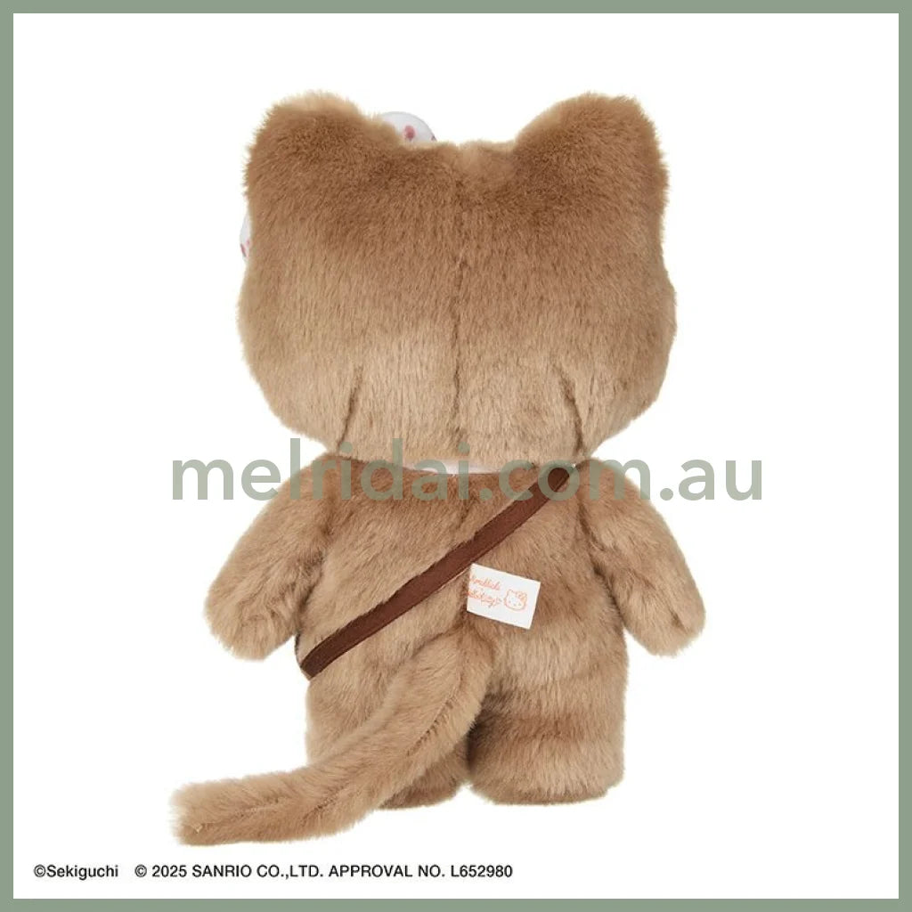 Monchhichi x Hello Kitty | Sekiguchi Plush Doll Toy H20×W12×D10cm (Special Collab 2nd Edition/Limited Edition)