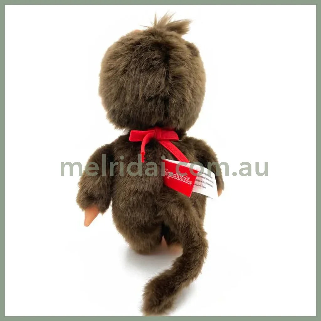 Monchichi | Premium Standard Plush Toy S Brown Girls 215×130×75mm