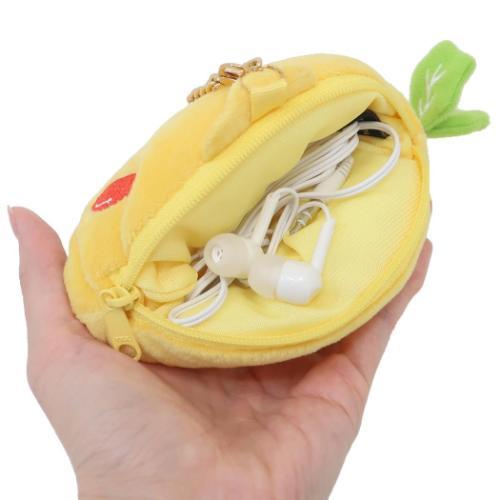 SANRIO | Pochacco Mini Pouch Die-Cut Pouch Bag Charm Keychain H8×W12×D5cm (Omelette Rice)