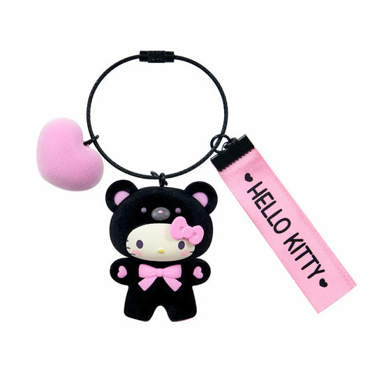 SANRIO | Hello Kitty Keychain 45×35×50mcm (Black Animals)