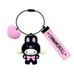 SANRIO | Cinnamoroll Keychain 45×35×50mcm (Black Animals)