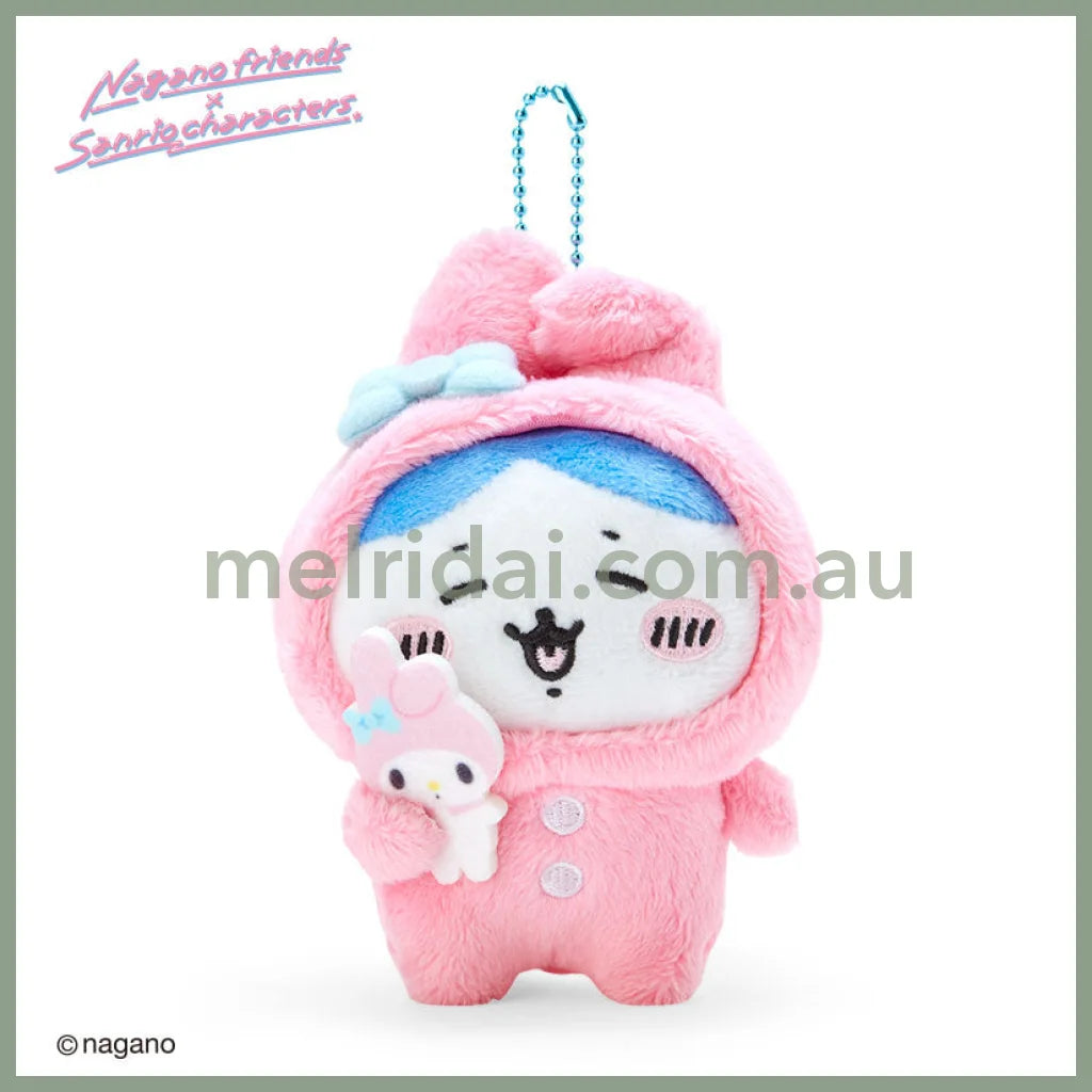 Nagano Friends X Sanrio | Chiikawa Mascot Holder Approx.11Cm // My Melody Hachiware