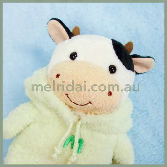 Naito Design | Laboratory Puton Mascot Holder Plush Keychain 22Cm×20Cm×14.5Cm (Cow)