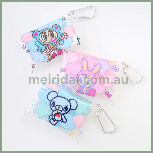 NARUMIYA Chatacter | Angel Blue PVC Pouch Keychain 65×95×20mm (25th Anniversary / POPUP Limited)