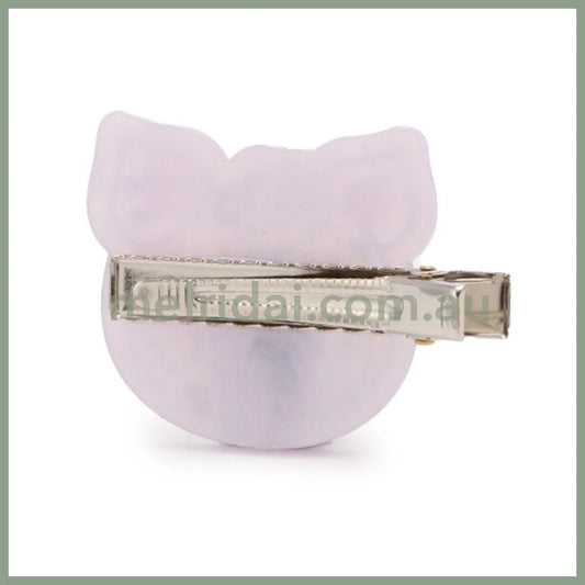 NARUMIYA Chatacter | Mezzo Piano Purple Sparkly Bangs Clips Hair Clip 50×40mm (25th Anniversary / POPUP Limited)