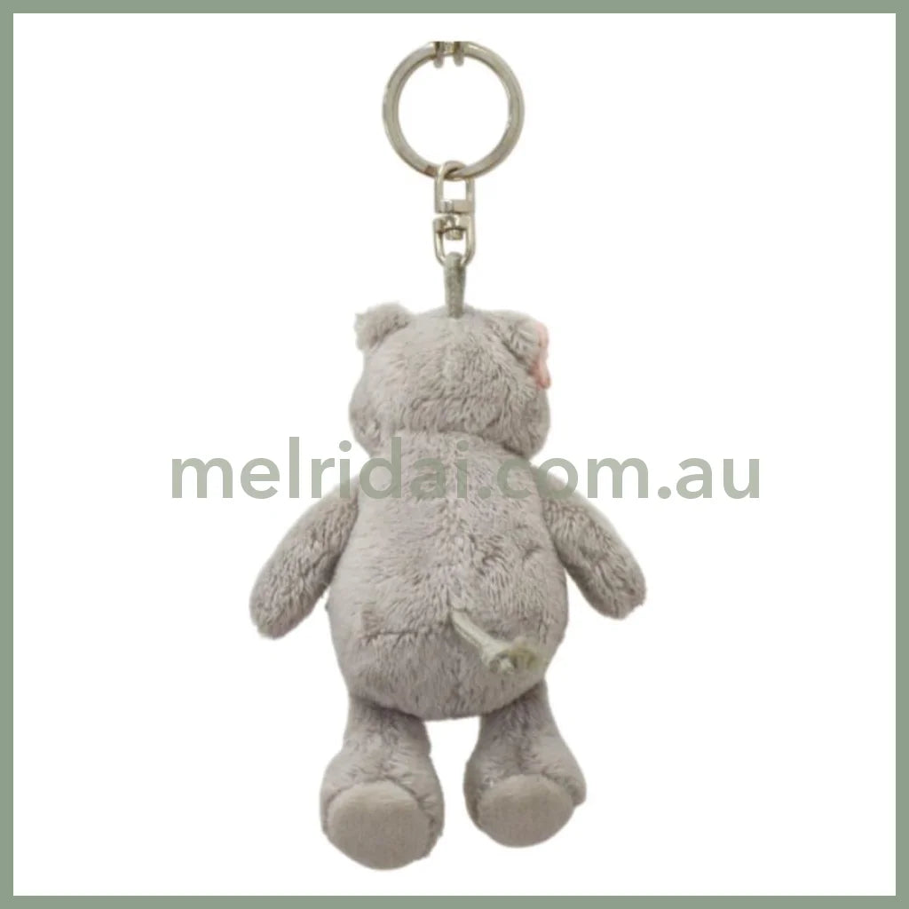 NICI Hippo 10cm Bean Bag Keyring Keyholder