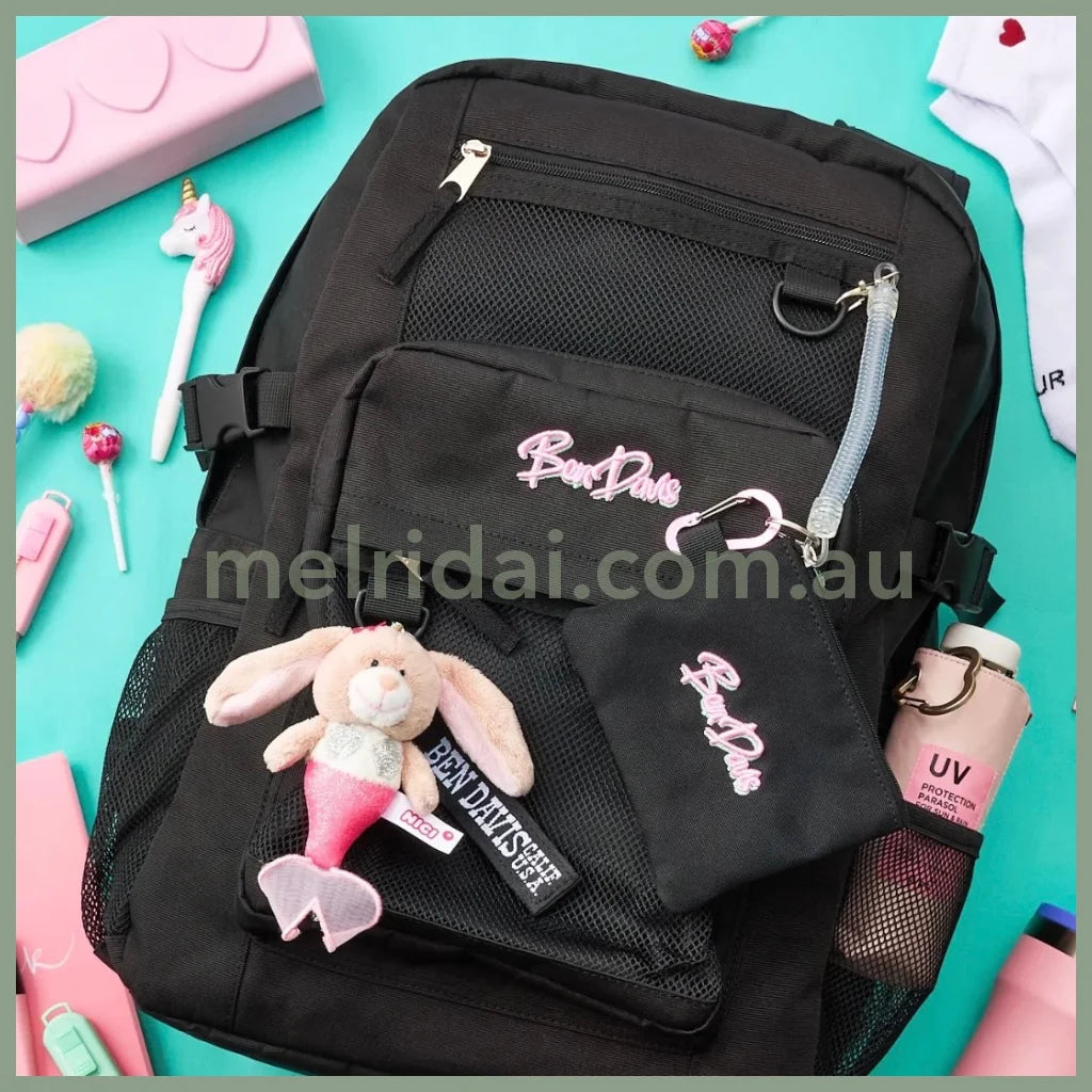 NICI Limited Mermaid Rabbit Pink Bean Bag Charm Key Holder 10 cm