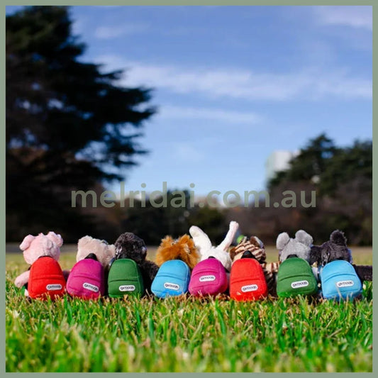 NICI×OUTDOOR PRODUCTS | Love Bear & Pink Backpack Set 10cm Bean Bag Keyring Keyholder