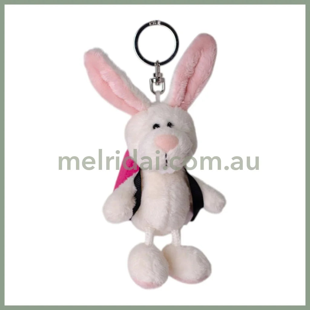 NICI×OUTDOOR PRODUCTS | Rabbit & Pink Backpack Set 10cm Bean Bag Keyring Keyholder