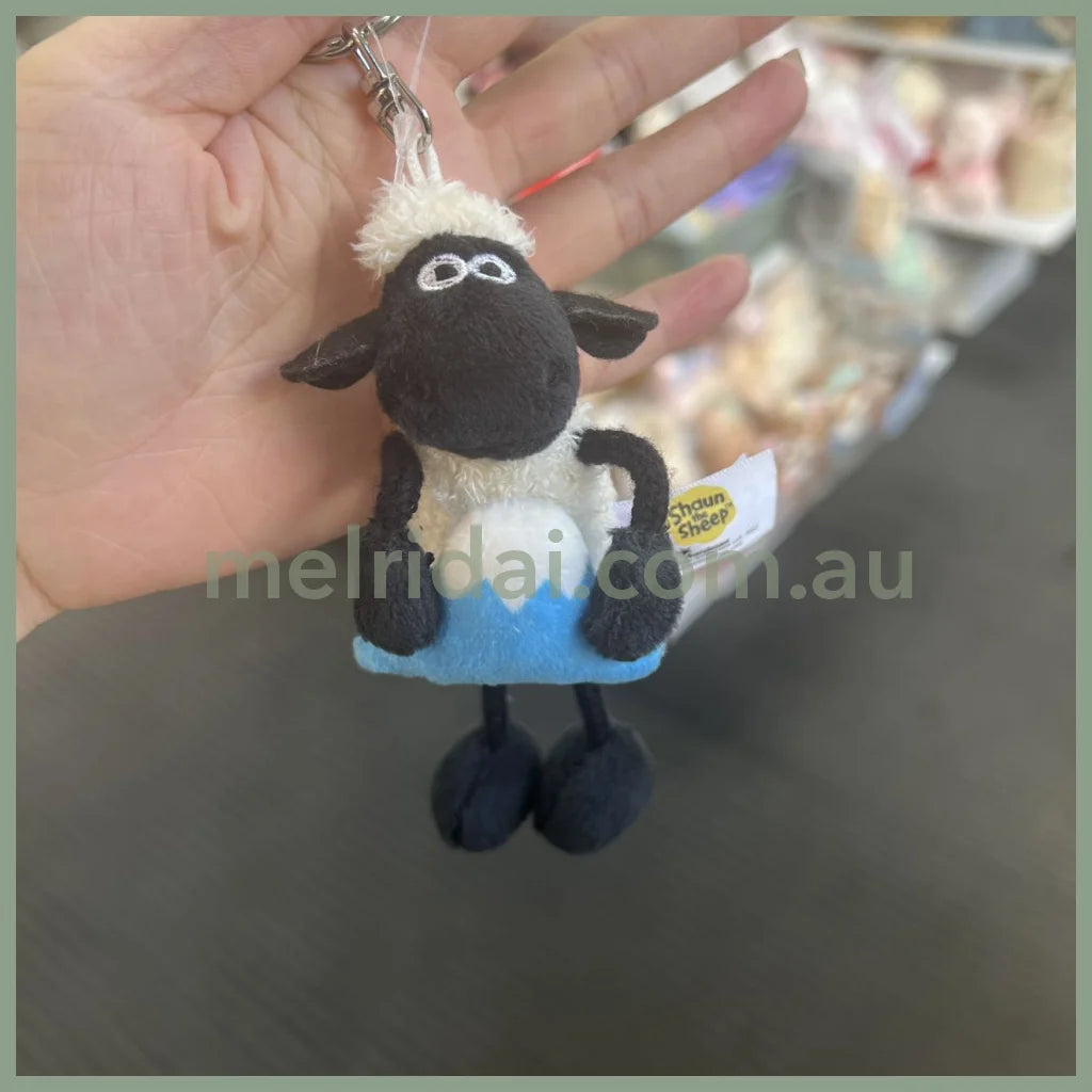 Nici | Shaun Bean Bag Keyring Approx.10Cm 礼祺 小羊肖恩 沙包豆袋 毛绒玩偶/挂件/钥匙链/包挂 Baby W. Fujiyama