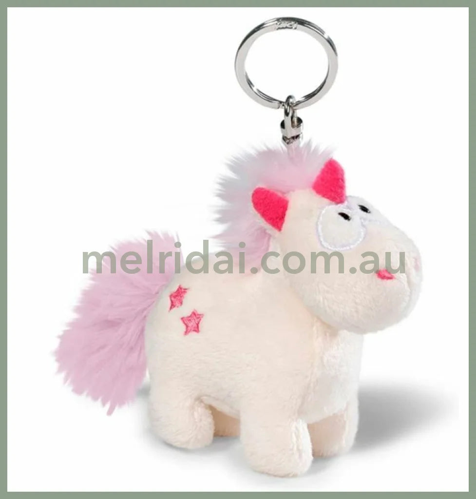 NICI Unicorn Theodor 10cm Bean Bag Keyholder Keyring