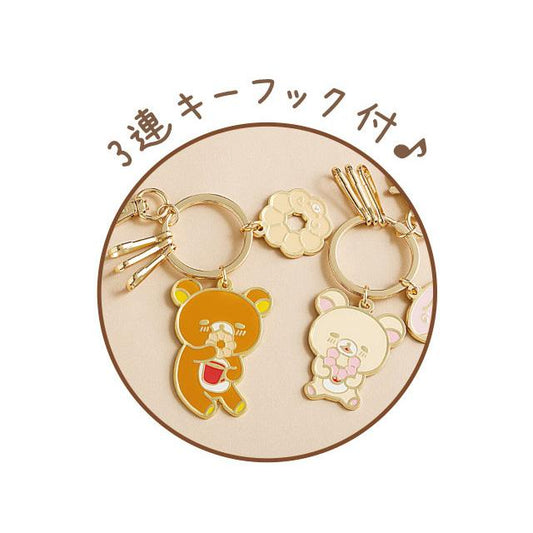SAN-X | Rilakkuma Mascot Mental Smart Keychain 165×75mm (Mister Donut)