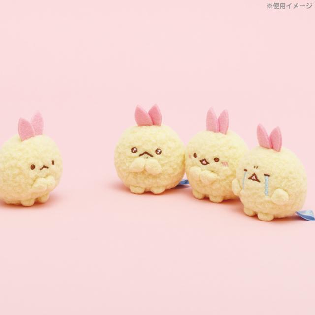 SAN-X | Sumikko Gurashi Set mini Tenori Plush Doll- Ebiten no Shippo 45×50×45mm * 3 Pieces (Dreaming Idol Ebiten no