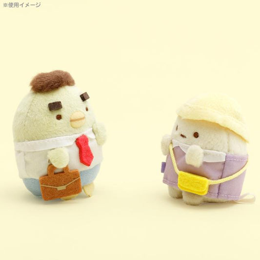 SAN-X | Sumikko Gurashi Penguin ? Tapioca Tenori Plush 60×50×50mm x 2 (Office Kindergarten)