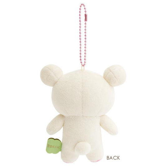 SAN-X | Rilakkuma Korilakkuma Keychain Plush Bag Charm Mascot 85×85×60mm (Always Together Smile)