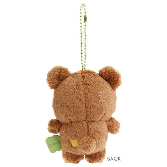 SAN-X | Rilakkuma Chairoikoguma Keychain Plush Bag Charm Mascot 85×85×60mm (Always Together Smile)