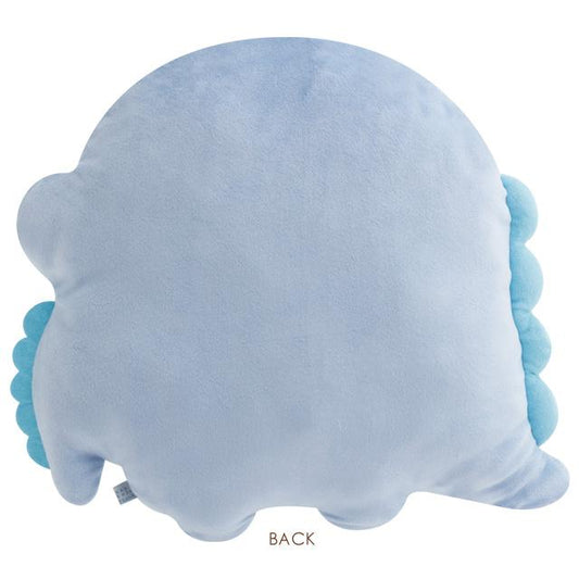 SAN-X | Sumikko Gurashi Tokage Lizard & Mother Cushion 390×420×110mm (Blue Okiniiri)