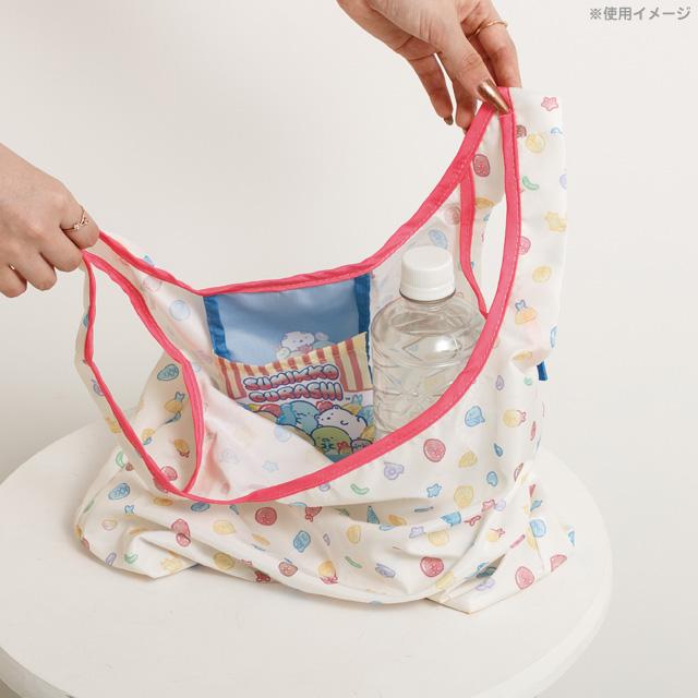 SAN-X | Sumikkogurashi Foldable Eco-Bag 120×100mm & 430×280×100mm (Gummy Gummy Party Theme)