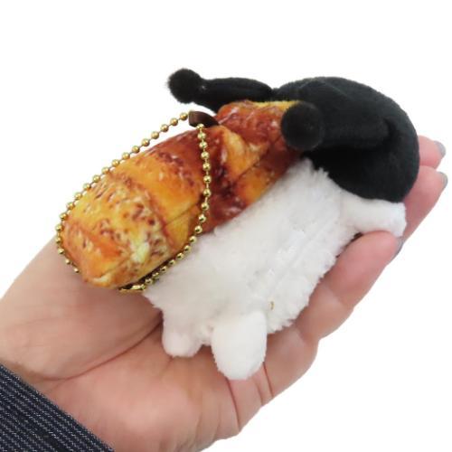 SANRIO | Kuromi Mascot Holder Keychain 10 x 7 x 8mm (Sushi Conger Eel)