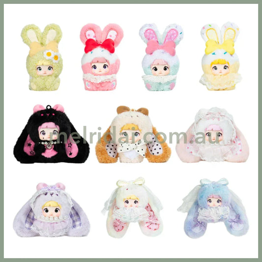 Nommi | Baby Sweetheart Bunny Blind Box Plush Keychain 10cm Approx. (Order 8 for Complete)